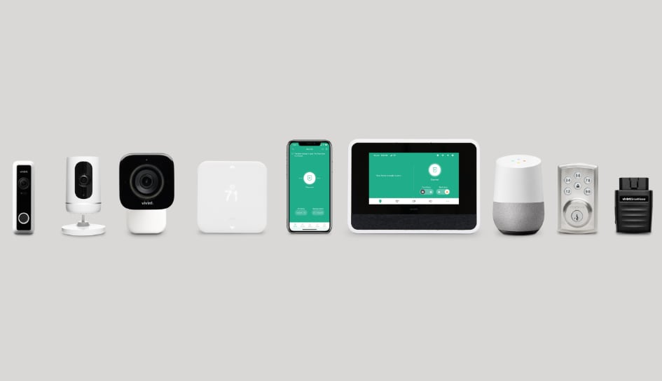 Vivint home security product line in Beaumont